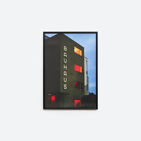 Bauhaus[バウハウス]Bauhaus building A3 Black アートポスター