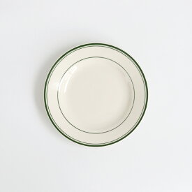 Tuxton[タクストン]Green Bay Dessert Plate 18cm[グリーンベイデザートプレート 平皿 丸皿 電子レンジ対応 オーブン対応 レトロ アメリカンダイナー食器 カフェ]