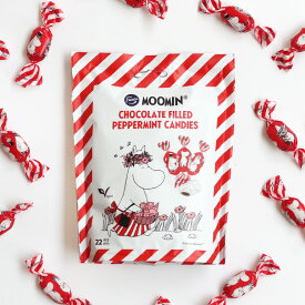 【100円クーポン配布中】Fazer[ファッツェル]ムーミン×マリアンヌ ペパーミントキャンディー[ミントチョコキャンディー 飴 チョコレート菓子 チョコミント フィンランド バレンタイン プレゼント 贈り物 輸入菓子]