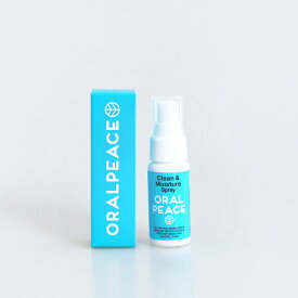 【マラソン★P最大49倍】ORALPEACE[オーラルピース]Clean & Moisture Spray Mint[マウススプレー マウスウォッシュ 30ml ミント 口腔ケア 携帯]☆