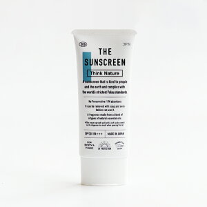 �y������0�̂����Ƀ|�C���g10�{�zTHE[�U]THE SUNSCREEN [Think Nature] �`���[�u[���Ă��~�� �T���X�N���[�� SPF30 �I�[�K�j�b�N ���ɗD���� �Ό��I�t ���쐭�����X]