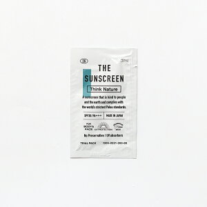 �y100�~�N�[�|���z�z���zTHE[�U]THE SUNSCREEN [Think Nature] �g���C�A���p�b�N[���Ă��~�� �T���X�N���[�� SPF30 �I�[�K�j�b�N ���ɗD���� �Ό��I�t 1�� �������T�C�Y ���쐭�����X]