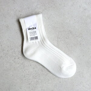 �y�X���S�iP10�{�����������}���\���zdecka quality socks[�f�J�N�H���e�B�\�b�N�X]Low Gauge Rib Socks Short Length(1st Collection) �z���C�g[�C�� �\�b�N�X ���u�\�b�N�X ���[�Q�[�W �V���[�g�� ���n ���� ��