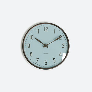yC[OXӍՁPő41{zARNE JACOBSEN[AlERuZ]Wall Clock Station Royal Blue 210mm[Ǌ|v XC[v f}[N k Vv CeA 蕨 v[g Mtg]