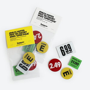 �y�}���\��P�ő�49�{�zCANDY DESIGN&WORKS[�L�����f�B�f�U�C��&���[�N�X]Analog Hunter Price Tag Magnet �A�i���O �n���^�[ �v���C�X �^�O �}�O�l�b�g[���� �}�O�l�b�g�v���[�g ���g�� �|�b�v �A�N���� 4��