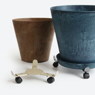 【マラソンP最大47.5倍+10%オフ】amabro[アマブロ]IRON PLANTER STAND キャスター付きのプランタースタン…