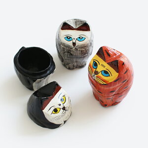 �y�}���\��P�ő�49�{�zDETAIL[�f�B�e�[��]Papier Mache Standing Cat �p�s�G �}�V�F �X�^���f�B���O �L���b�g