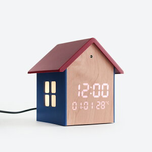 �y100�~�N�[�|���z�z���zTFADigital alarm clock in the shape of a little house 60.2046 �f�W�^���A���[���N���b�N