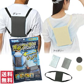 【送料無料(ゆうパケット)】ケンユー マイアイス 背中クーラー グレー / アイボリー 冷却 背中 クーラー ひんやり リュック 背負う
