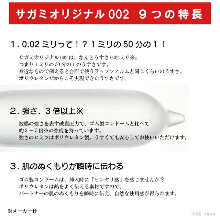 楽天市場】【送料無料(ゆうパケット)】(2P) サガミオリジナル 002 2個 