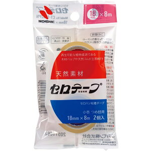 �j�`�o�� �Z���e�[�v ���� 2���p�b�N 18mm�� 18mm×8m CT-18S2PN