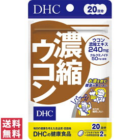 【送料無料(ゆうパケット)】 DHC 濃縮ウコン 20日分 40粒 サプリ サプリメント