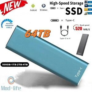 1TB �O�t �|�[�^�u��SSD �O�t���n�[�h�f�B�X USB-A/USB-C���Ή� 500GB �����^�|�[�^�u�� �n�[�h�f�B�X�N 2TB USB3.1 Type-C �Ή� �X�}�z�݊��� �ϏՌ�