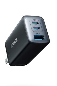 Anker PowerPort III 3-Port 65W Pod 【USB PD 充電器】iPad iPhone Galaxy ノートPC 対応(ブラック)
