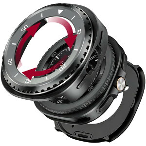 Miimall ��]�x�[�� �P�[�X for Galaxy Watch 8 Classic 46mm [PC+�A���~���� �o���p�[] �ϏՌ� �t�B�����Ȃ� �o�b�N�J�o�[�t�������ȒP �y�� ��� �M�����N�V�[�E�H�b�`8�N���V�b�N�ی�J�o�[ �V�F��(...
