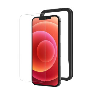 NIMASO �K���X�t�B���� iPhone 12 mini �p ���� �K���X �ی� �t�B���� iPhone 12 �~�j �Ή� �K�C�h�g�t�� NSP20I103