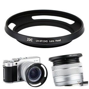 JJC ���^�� �����Y�t�[�h �˂����ގ� �x�m�t�B���� Fujifilm Fujinon XC 15-45mm F3.5-5.6 OIS PZ �����Y �p X-T4 X-T200 X-A7 X-Pro3 X-Pro2 X-T3 X-T2 X-T1 X-T30 X-T20 X-T10 �ɑΉ� ����