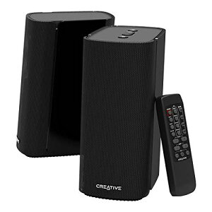 Creative T100 2.75 inch�t�������W�h���C�o�[ 40WRMS�f�W�^���A���v���� Bluetooth/������/�A�i���O���͑Ή� �����R���t�� 2.0ch �X�s�[�J�[ SP-T100-BK