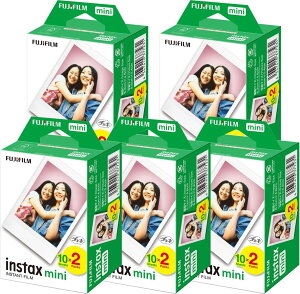 [�Z�b�g�̔�x5]FUJIFILM �C���X�^���g�J���� �`�F�L�p�t�B���� 20����x5SET INSTAX MINI JP 2
