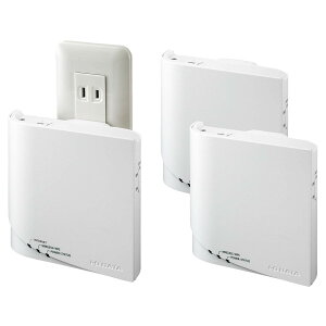 IODATA ���b�V��WiFi ����LAN ���[�^�[ 11ac Wi-Fi 867+400Mbps �q�@2�� �R���Z���g���t�� IPv6 3�K��/4LDK/40�� ���{���[�J�[ WN-DX1300GNEX2