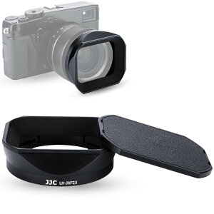 JJC ���^�� �����` �����Y�t�[�h + �t�[�h�L���b�v �x�m�t�B���� Fujifilm Fujinon XF 23mm F1.4 R & XF 56mm F1.2 R (APD) �����Y �p LH-XF23 �݊� X-T4 X-T200 X-A7 X-Pro3 X-Pro2 X-T3 X-T2 X-T1 X-T30 X-T20 X-T10 �ɑΉ�