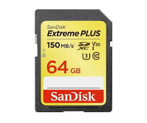 �y�������K�i�zSanDisk SDSDXW6-064G-JNJIP ExtremePLUS SDXC�J�[�h UHS-I 64GB