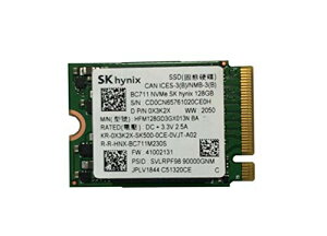 SK hynix BC711 128GB PCIe NVMe M.2 2230 Gen 3 x 4 SSD 0X3K2X HFM128GD3GX013N OEM�p�b�P�[�W