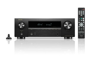 �f�m�� Denon AVR-X580BT 5.2ch AV�T���E���h���V�[�o�[ 8K Ultra HD�AHDR10+�A eARC�Ή� /�u���b�N AVR-X580BTK