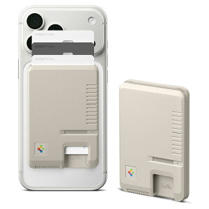 [Spigen] MagSafe �J�[�h�P�[�X 3������ iPhone 17e/17/16/15/14/13/12�V���[�Y Pixel 10a MagSafe�E�H���b�g �w�ʃ}�O�l�b�g ���͂Ȏ��� �J�[�h�z���_�[ �}�O�l�b�g�J�[�h�|�P�b�g �N���V�b�N�ELS�E�}�O�t...