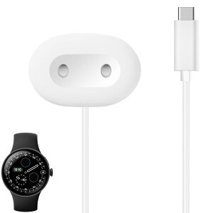 Miimall for Google Pixel Watch 4 41mm/45mm �p�[�d�P�[�u�� �}���[�d 2�s���R�[�h�[�d�X�^���h Type-C�[�d�P�[�u�� �s�N�Z���E�H�b�`4�[�d�� �[�d���p�A�_�v�^�[ �����^�b�`�[�d �y��(�z���C�g)