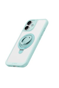 Anker MagGo Magnetic Case (2-in-1, 360�V���R�������O, iPhone 16�p) �~���g�u���[ MagSafe�Ή� �����O�X�^���h�t�� iPhone �V���[�Y �X�}�z�P�[�X/�����ی�/�ϏՌ�/���ϋv��/���΂݂Ȃ�/�ČRMIL�K�i/���C��...
