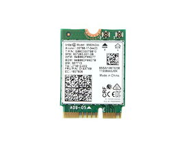 インテル Intel Wireless-AC 9560 5GHz/2.4GHz 802.11ac MU-MIMO 1.73Gbps Wi-Fi + Bluetooth 5 Combo M.2 カード 9560NGW