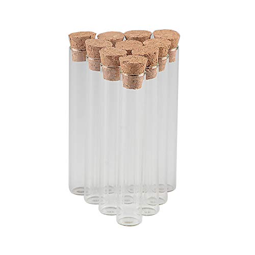 楽天市場】5 ml透明試験管ガラス瓶にコルク栓があり、工業用、装飾