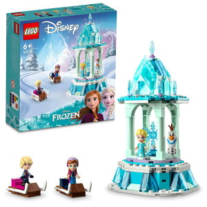 レゴ(LEGO) ディズニープリンセス アナとエルサのまほうのメリーゴーランド おもちゃ 玩具 プレゼント 誕生日 ブロック 知育 クリスマス 女の子 男の子 子供 6歳 7歳 8歳 9歳 ごっこ遊び おまま