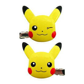 ピカチュウ[ヘアクリップ]クセがつきにくい 前髪クリップ 2個セット/ポケモン ポケットモンスター