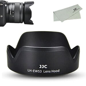 JJC EW-53 t Yt[h Ԍ` Canon RF-S 18-45mm F4.5-6.3 IS STM & Canon EF-M 15-45mm F3.5-6.3 IS STM Y ɑΉ Canon EW-53Yt[h ݊