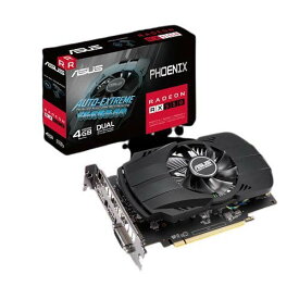 ASUS AMD Radeon RX 550 搭載 4G シングルファン ビデオカード PH-RX550-4G-EVO black