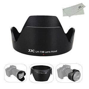 JJC 可逆式 レンズフード Canon EF-S 18-135mm F3.5-5.6 IS & EF-S 18-135mm F3.5-5.6 IS STM レンズ 用 EW-73B 互換