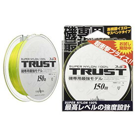 ヤマトヨテグス(YAMATOYO) ナイロンライン トラスト磯 150m 3号 7.2kg イエロー