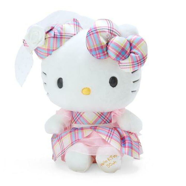 0206】サンリオ ハローキティ BOX入りぬいぐるみ（ドレスタータン 