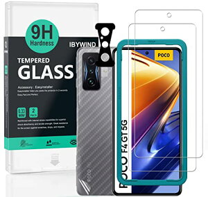 IBYWIND KXtB Poco F4 GT 5G 6.67" p KX ی tB 2ZbgJYve N^[t(ޗ) wʕیtBt ȒPLbgt