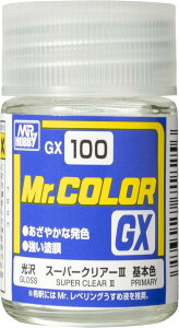 GSIクレオス Mr.カラーGX スーパークリアー3 18ml 模型用塗料 GX100