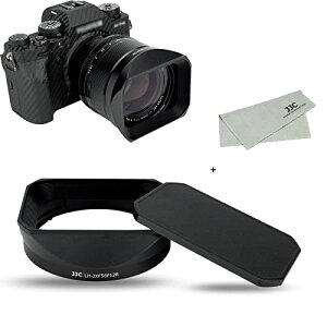JJC ���^�� �����` �����Y�t�[�h + �t�[�h�L���b�v Fujifilm XF 56mm F1.2 R WR �����Y �p �N���[�j���O�N���X �t��