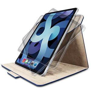 �G���R�� iPad Air 10.9 ��5/4���� (2022/2020�N) �P�[�X �蒠�^ ���B�[�K�����U�[ 360�x��] �l�C�r�[ TB-A20M360NV