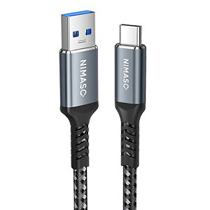 NIMASO USB Type C P[u USB-C & USB-A 3.0 ^CvC P[u iPhone15/iPhone15pro/iPhone15promax//iPhone15PlusΉ Xperia/Galaxy/LG/iPad Pro/MacBook ̑ Android  USB-C@Ή e[N [g ݑΖ 2m NCA21G27