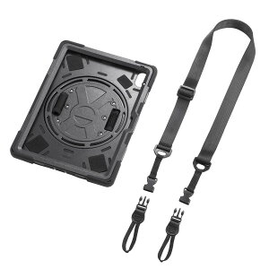 �T�����T�v���C(Sanwa Supply) iPad10.9�C���`�p�ϏՌ��P�[�X(�n���h���A�X�^���h�A�V�����_�[�x���g�t��) PDA-IPAD1917BK
