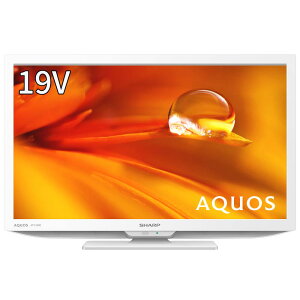 �V���[�v 19V�^ �t�� �e���r AQUOS 2T-C19DE-W �n�C�r�W���� �O�t��HDD���ԑg�^��Ή� 2021�N���f�� �z���C�g
