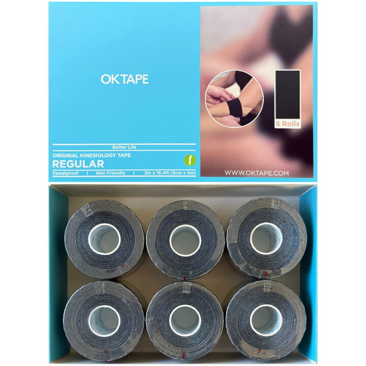 楽天市場】キネシオテープ OKTAPE Regular キネシオロジーテープ 
