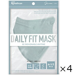 DAILY FIT MASK ���� �ӂ��T�C�Y �V���{�� 5���� 4�Z�b�g �A�C���X�I�[���} �S���ꗥ��������