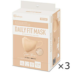 DAILY FIT MASK ���� �ӂ��T�C�Y �V���N�x�[�W�� 30���� 3�Z�b�g �A�C���X�I�[���} �S���ꗥ��������